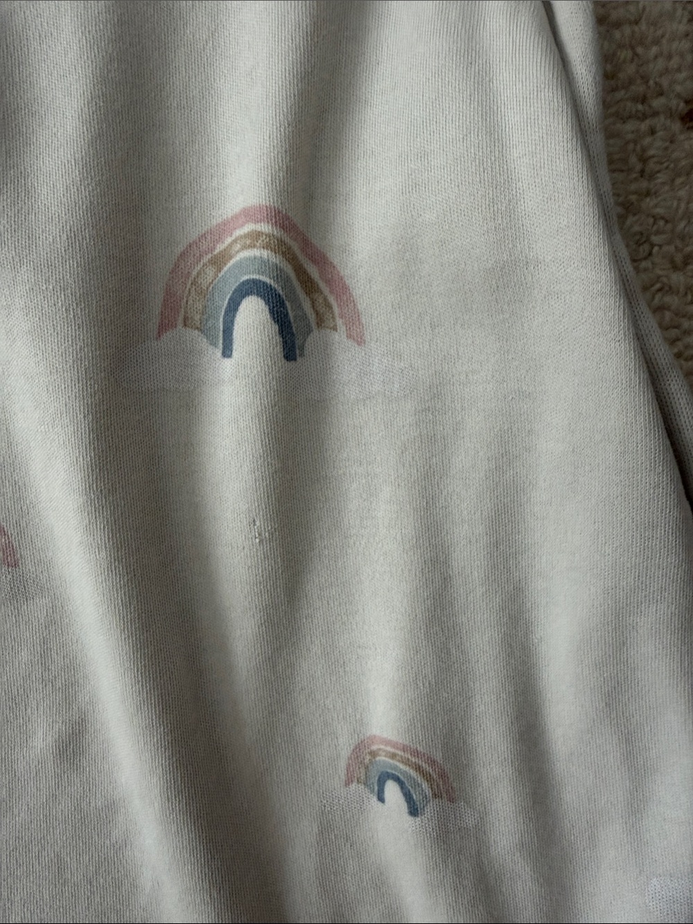 4 Season® Ultimate Toddler Sleep Bag, Merino Wool & Organic Cotton in Rainbow - Picture 4 of 11